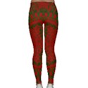 Christmas Kaleidoscope Art Pattern Classic Yoga Leggings View2