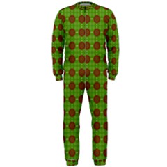 Christmas Paper Wrapping Patterns Onepiece Jumpsuit (men) 