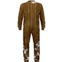 Christmas Snowmen Rustic Snow OnePiece Jumpsuit (Men)  View2