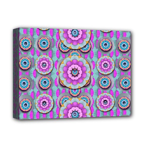 Magic Flowers From  The Paradise Of Lotus Deluxe Canvas 16  X 12   by pepitasart