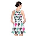 I Love You My Valentine (white) Our Two Hearts Pattern (white) Reversible Skater Dress View2