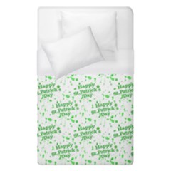 Saint Patrick Motif Pattern Duvet Cover (single Size) by dflcprints