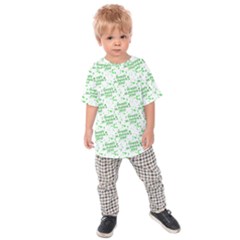 Saint Patrick Motif Pattern Kids  Raglan Tee