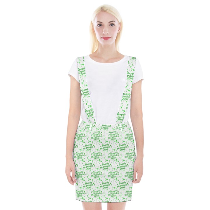 Saint Patrick Motif Pattern Suspender Skirt