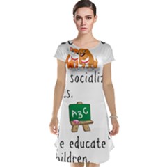 Homeschoolers Socialize Cap Sleeve Nightdress by athenastemple