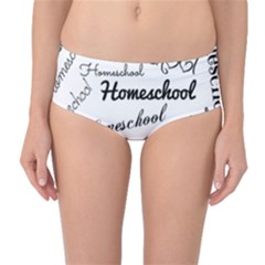 Homeschool Mid-Waist Bikini Bottoms