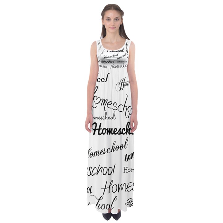 Homeschool Empire Waist Maxi Dress