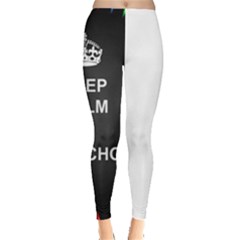 Keepcalmhomeschool Leggings  by athenastemple