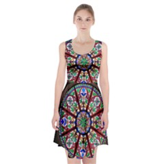 Church Window Window Rosette Racerback Midi Dress by Nexatart