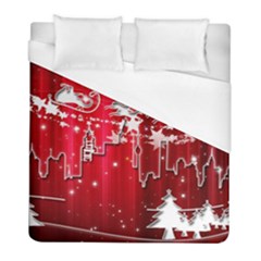 City Nicholas Reindeer View Duvet Cover (full/ Double Size)