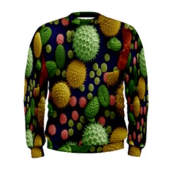 Colorized Pollen Macro View Men s Sweatshirt by Nexatart