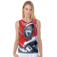 Classic Car Red Automobiles Women s Basketball Tank Top by Nexatart