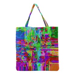 Compression Pattern Generator Grocery Tote Bag by Nexatart
