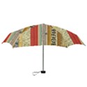 Digitally Created Collage Pattern Made Up Of Patterned Stripes Mini Folding Umbrellas View3