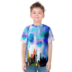 Dirty Dirt Spot Man Doll View Kids  Cotton Tee