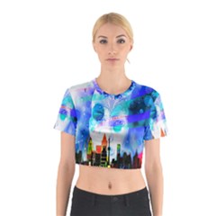 Dirty Dirt Spot Man Doll View Cotton Crop Top