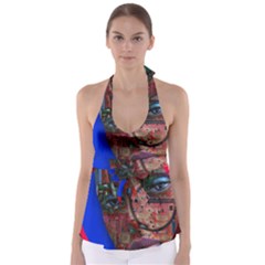 Display Dummy Binary Board Digital Babydoll Tankini Top