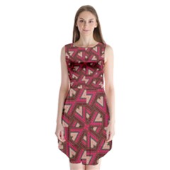 Digital Raspberry Pink Colorful Sleeveless Chiffon Dress   by Nexatart