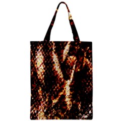 Fabric Yikes Texture Zipper Classic Tote Bag