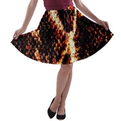 Fabric Yikes Texture A-line Skater Skirt