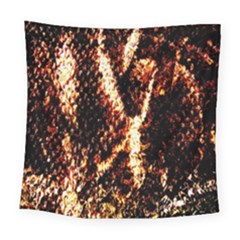 Fabric Yikes Texture Square Tapestry (large) by Nexatart