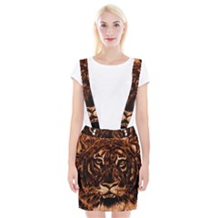 Eye Of The Tiger Suspender Skirt