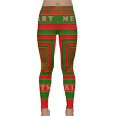 Fabric 3d Merry Christmas Classic Yoga Leggings