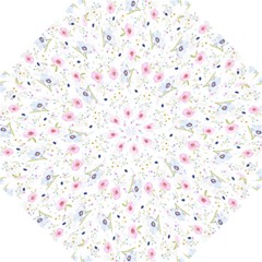 Floral Pattern Background  Folding Umbrellas by Nexatart