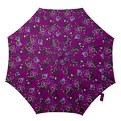 Flower Pattern Hook Handle Umbrellas (Small)