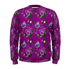 Flower Pattern Men s Sweatshirt