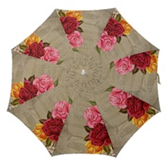 Flower Floral Bouquet Background Straight Umbrellas by Nexatart