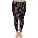 Floral Pattern Background Classic Winter Leggings View1