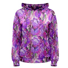 Flowers Abstract Digital Art Women s Pullover Hoodie by Nexatart