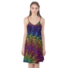 Fractal Art Design Colorful Camis Nightgown