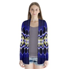 Fractal Fantasy Blue Beauty Cardigans by Nexatart