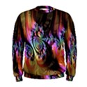 Fractal Colorful Background Men s Sweatshirt View1