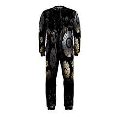 Fractal Sphere Steel 3d Structures Onepiece Jumpsuit (kids) by Nexatart