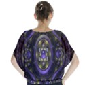 Fractal Sparkling Purple Abstract Blouse View2