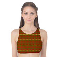 Fugly Christmas Xmas Pattern Tank Bikini Top by Nexatart