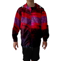 Glass Ball Decorated Beautiful Red Hooded Wind Breaker (kids) by Nexatart