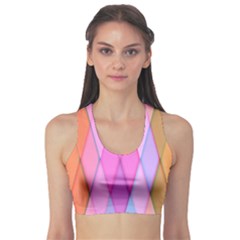 Graphics Colorful Color Wallpaper Sports Bra by Nexatart