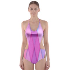 Graphics Colorful Color Wallpaper Cut-out One Piece Swimsuit by Nexatart