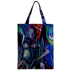 Graffiti Art Urban Design Paint Zipper Classic Tote Bag by Nexatart