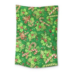 Green Holly Small Tapestry by Nexatart