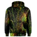 Green Leaves Psychedelic Paint Men s Zipper Hoodie View1