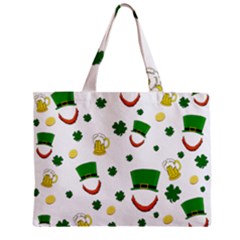 St  Patrick s Day Pattern Zipper Mini Tote Bag