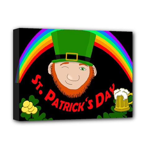 St  Patrick s Day Deluxe Canvas 16  X 12   by Valentinaart