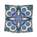 Fractal Cathedral Pattern Mosaic Square Tapestry (Small) View1