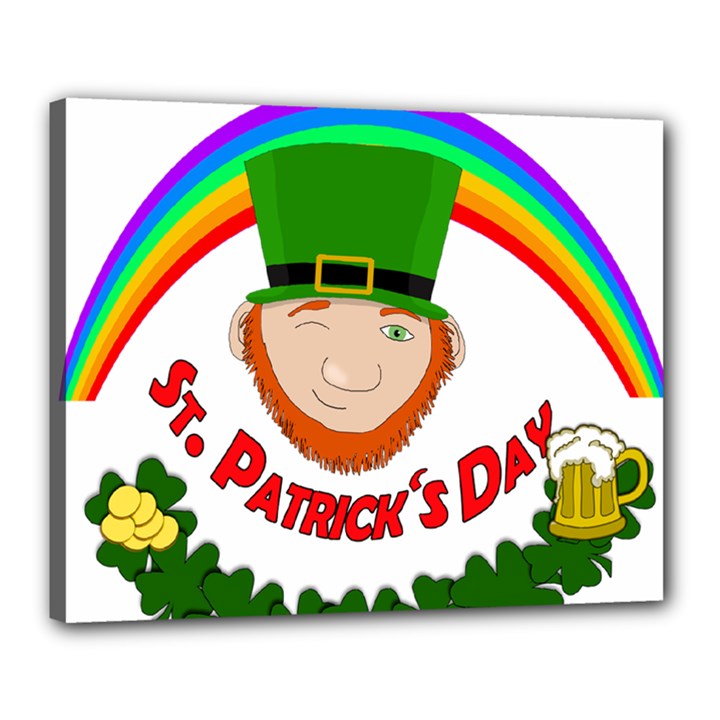 St. Patrick Canvas 20  x 16 