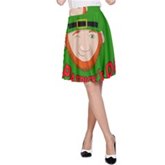 St. Patrick s day A-Line Skirt